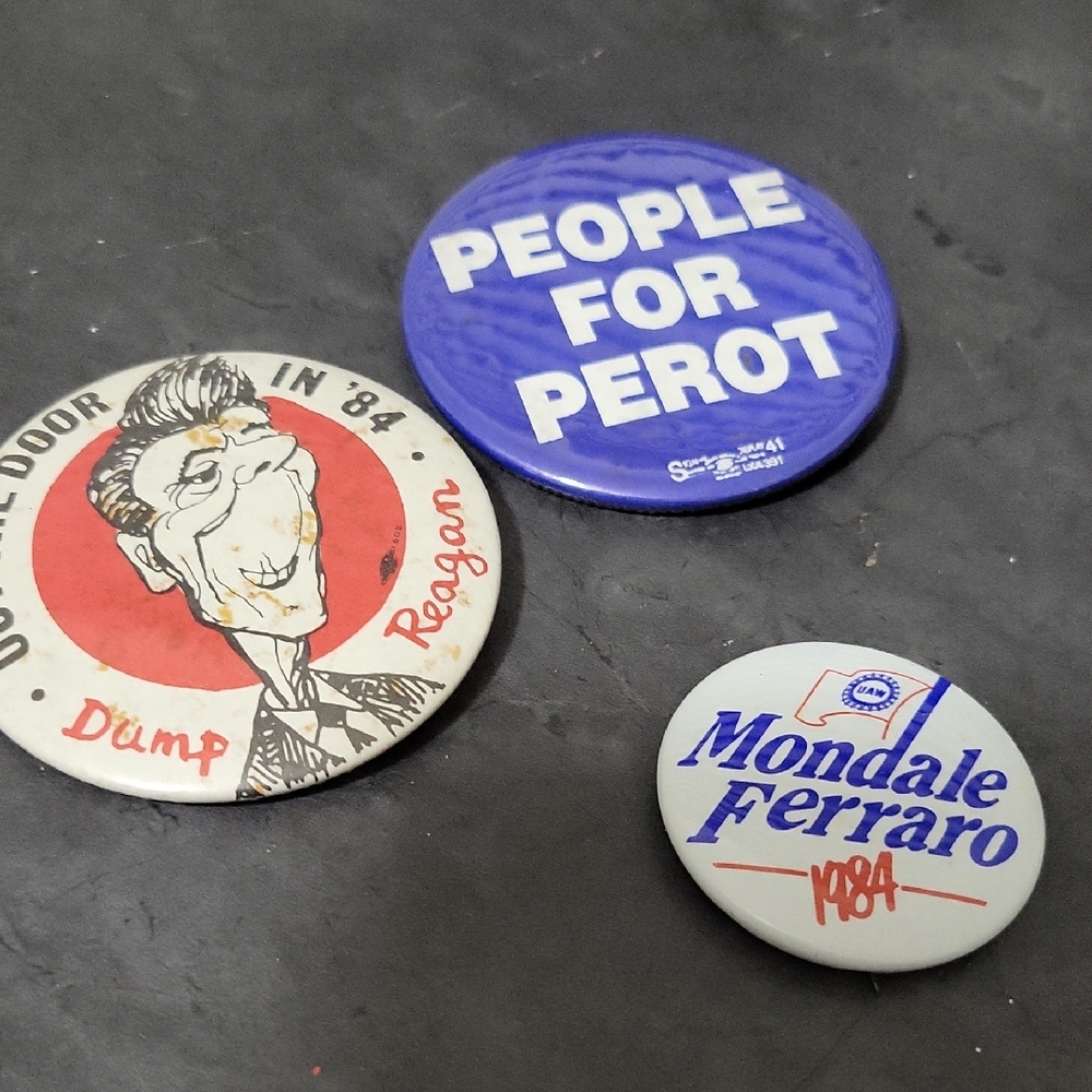 Vintage Political Campaign Buttons